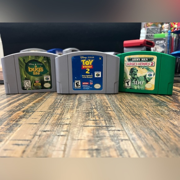 Nintendo Other - Nintendo 64 Disney Game Bundle of 3